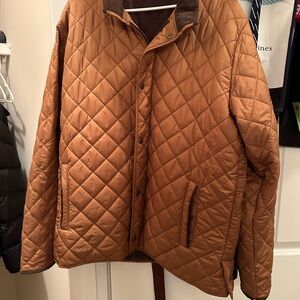 Peter Millar Quilted Tan Jacket